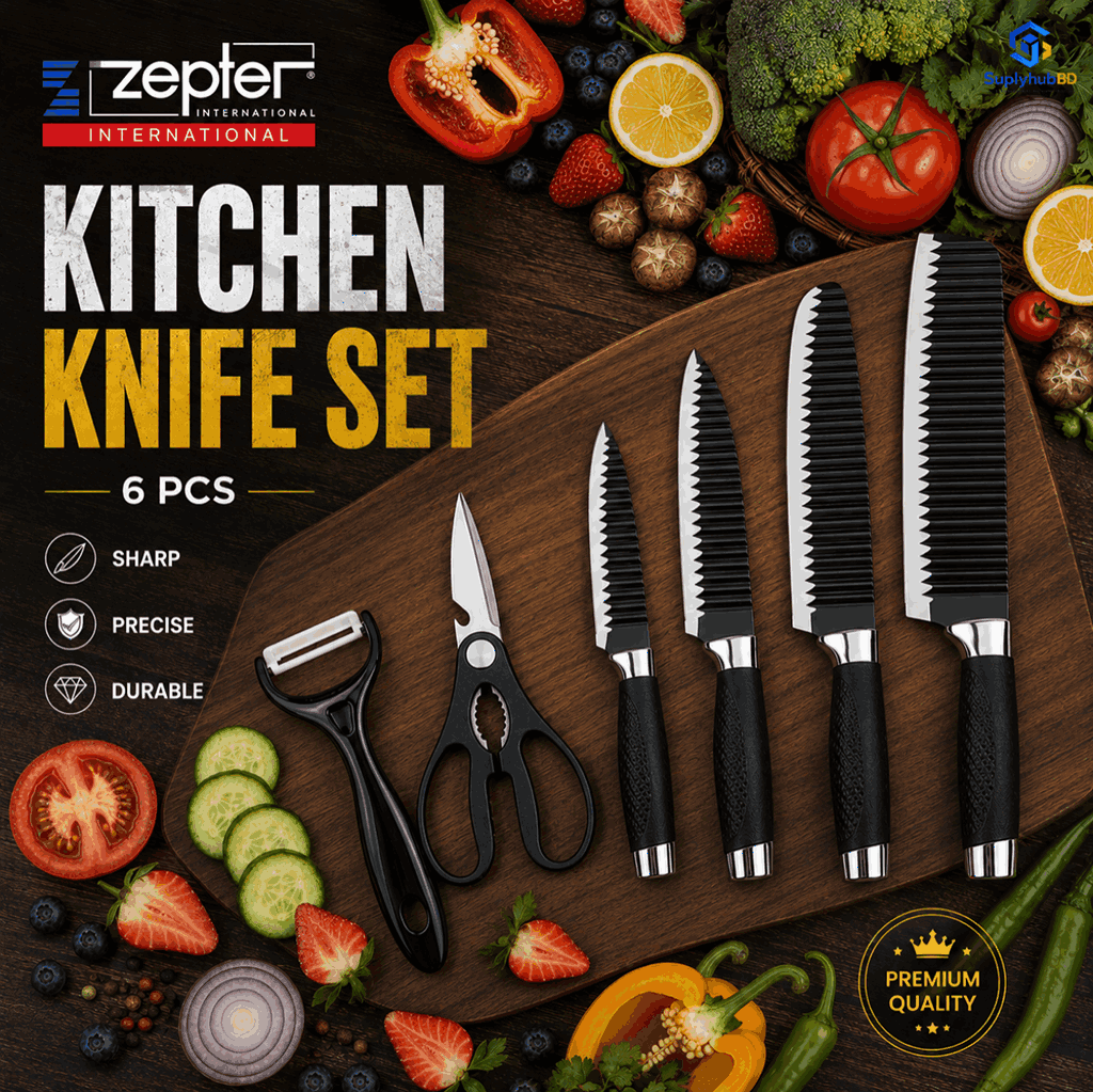 Zepter International 6-Piece Kitchen Knife Set