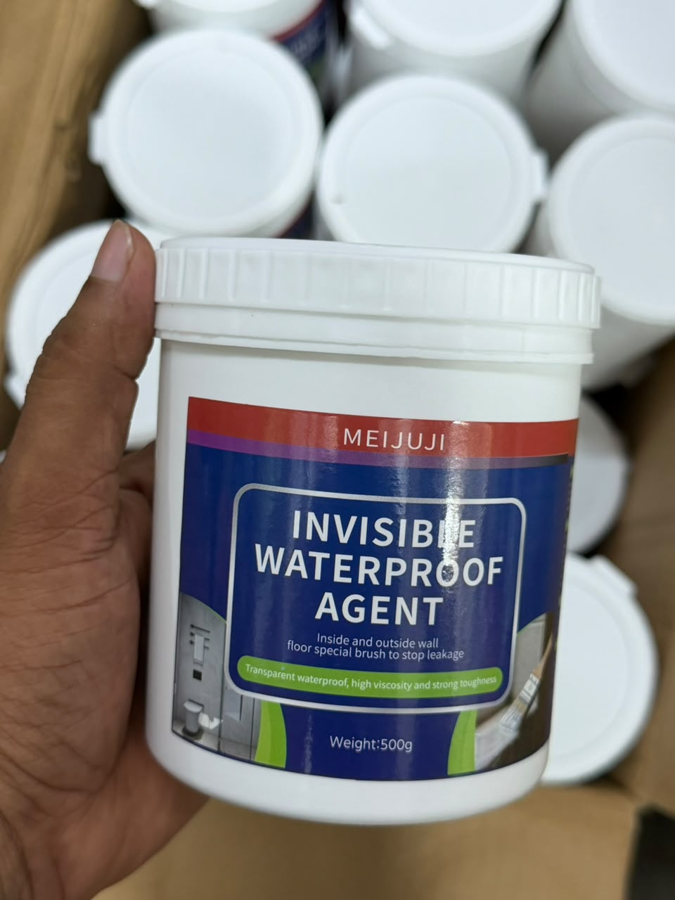 MEIJUJI Invisible Waterproof Agent 500g – Transparent Waterproof & Leak Repair Coating