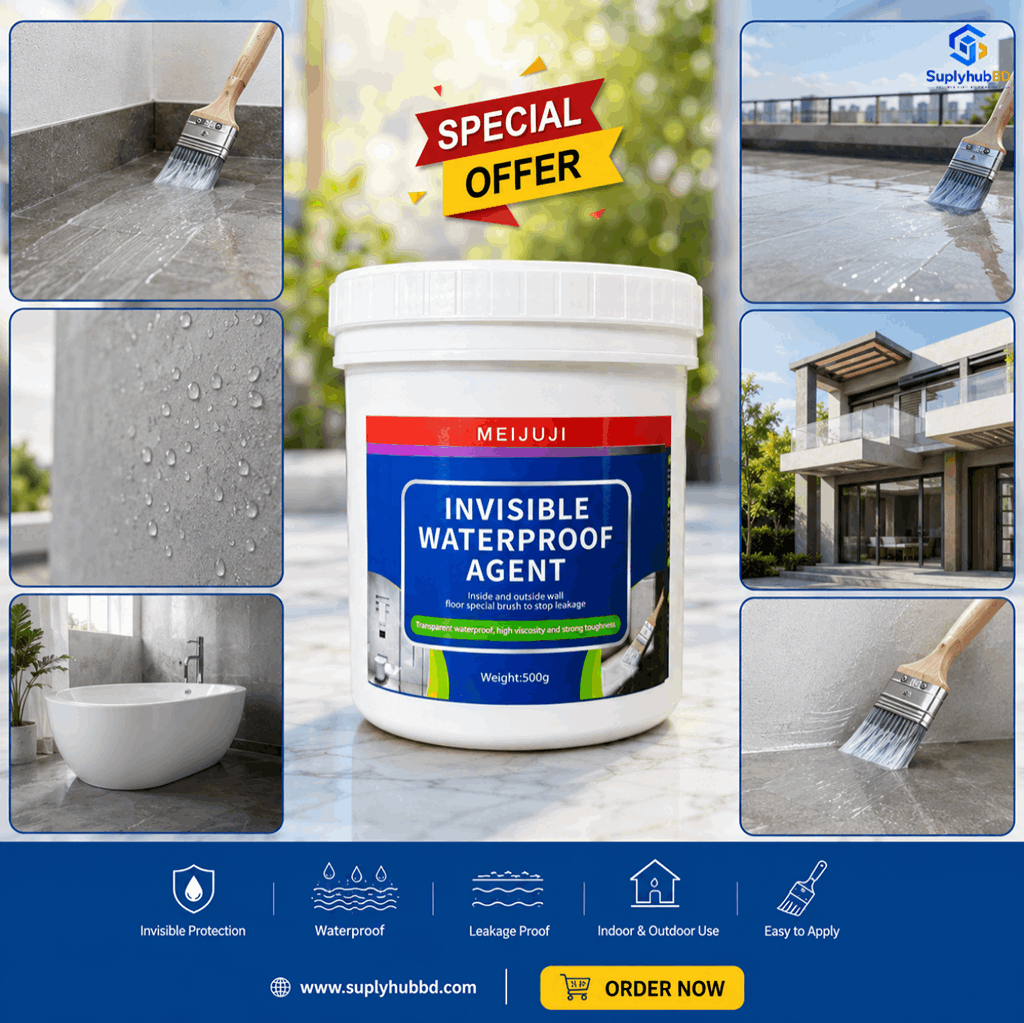 MEIJUJI Invisible Waterproof Agent 500g – Transparent Waterproof & Leak Repair Coating