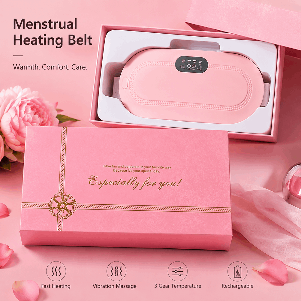Rechargeable Menstrual Heating & Vibration Massage Belt