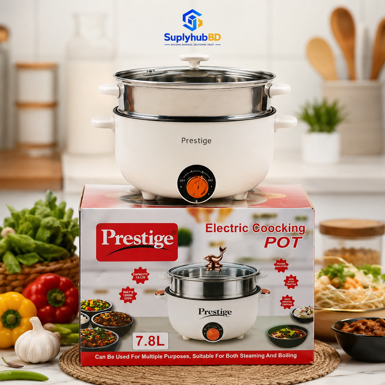 Prestige Electric Coocking Pot (7.8L)