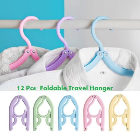 Travel Hanger Smart Foldable - 12 pcs Packet