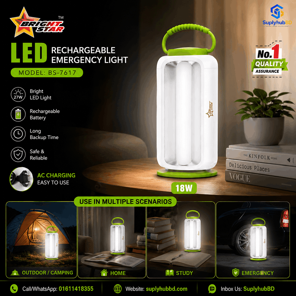 Bright Star 18W Rechargeable LED Emergency Light