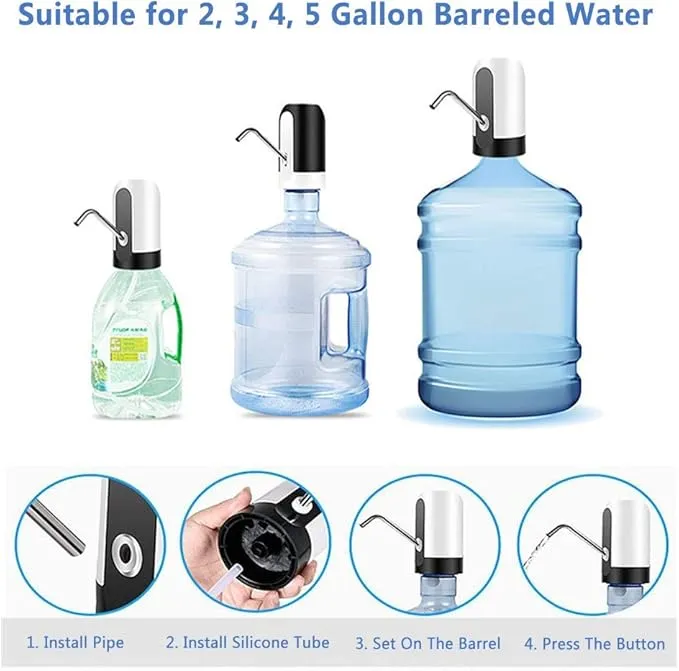 Rechargeable Automatic Water Dispenser Pump
