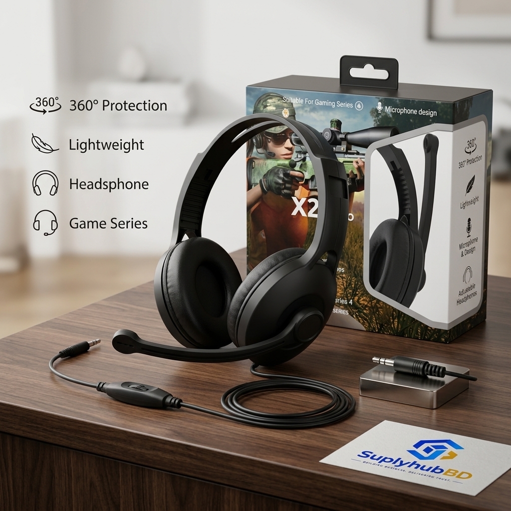 X24 Pro Gaming Headphone with Microphone
