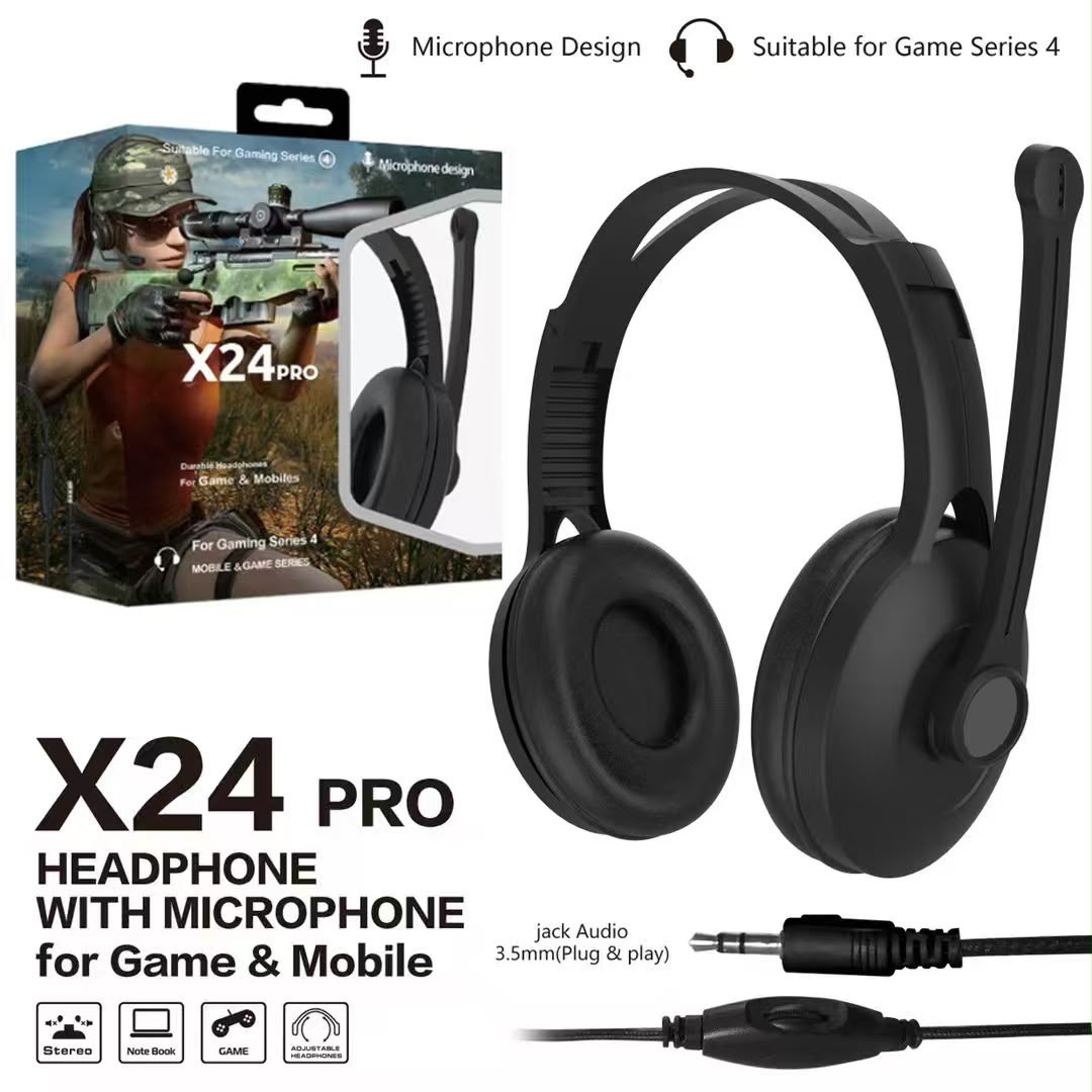 X24 Pro Gaming Headphone with Microphone