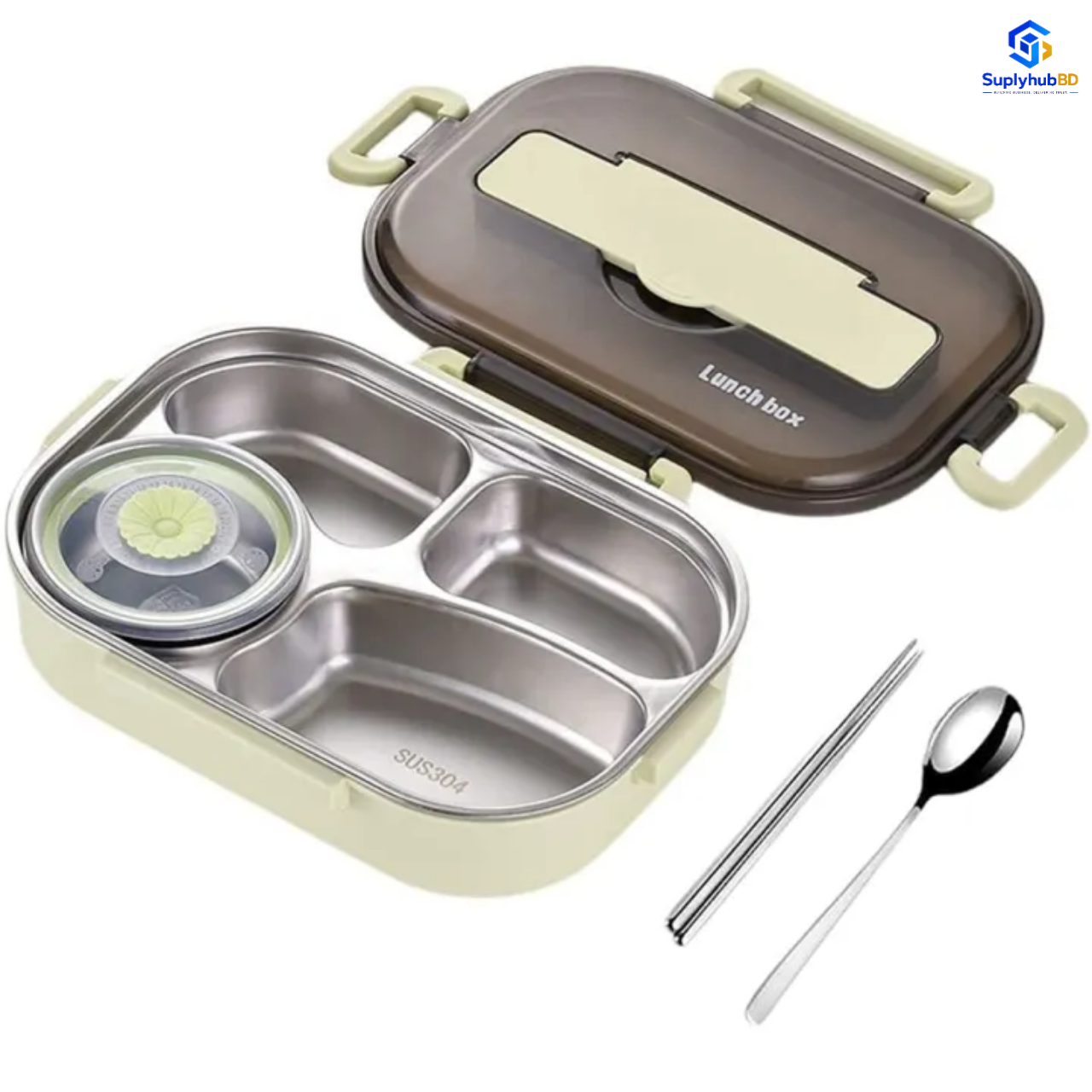 1.5L Stainless Steel Bento Lunch Box