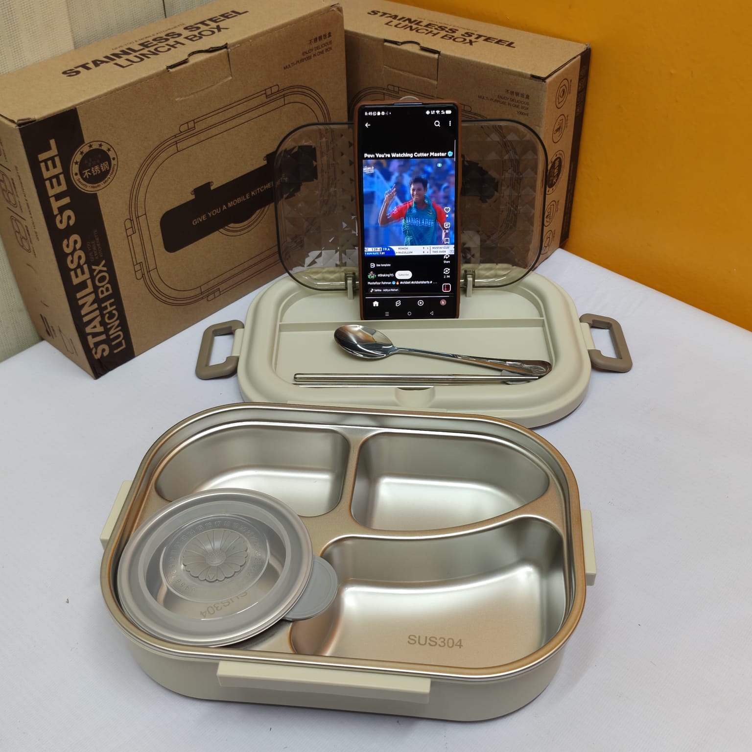 1.5L Stainless Steel Bento Lunch Box