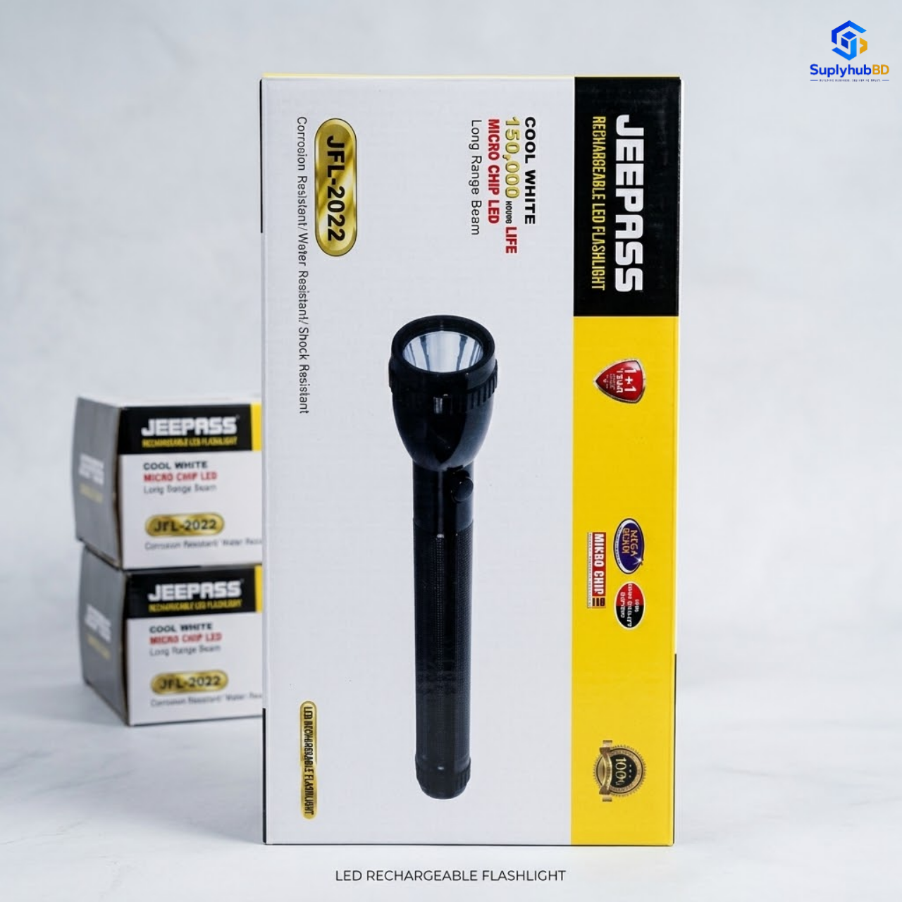 JEEPASS JFL-2022 Rechargeable LED Flashlight