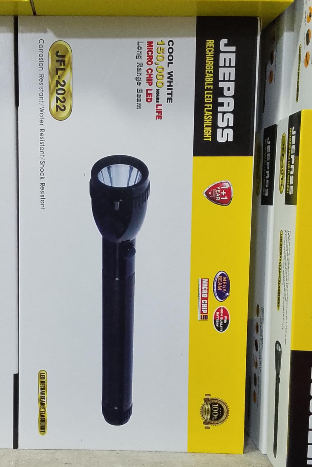 JEEPASS JFL-2022 Rechargeable LED Flashlight